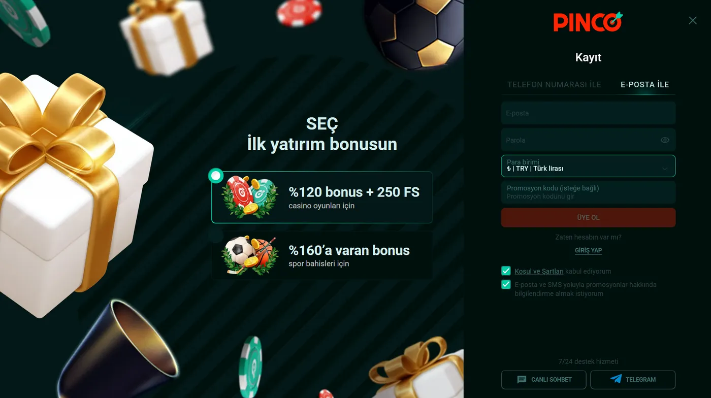 Pinco promo code nasıl bulunur ve kullanılır?